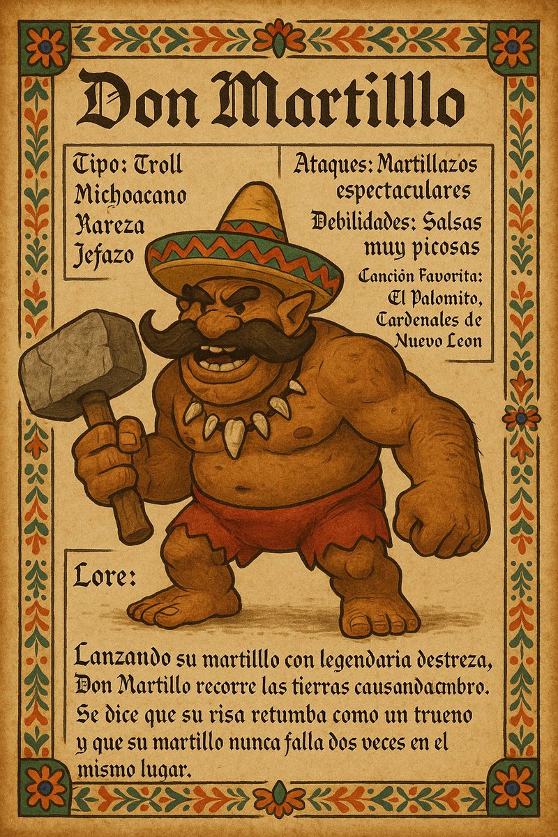ceccorona's tweet image. No salió nada mal ese poster de mi Jefazo de area Don martillo. #gamedev #gamedevlatam #gameart