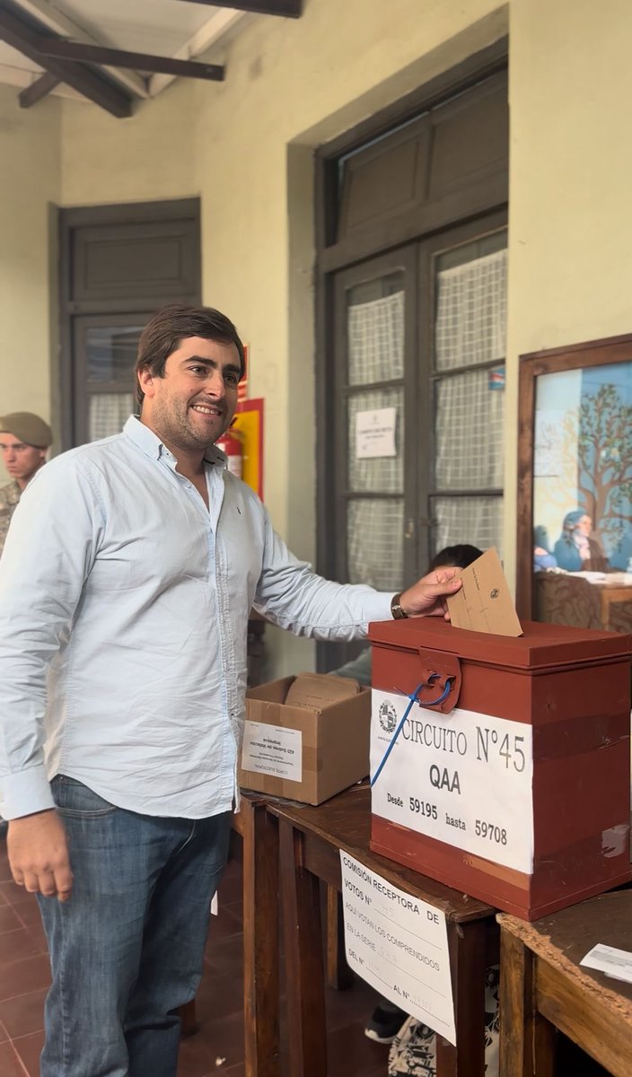 alvaro_chacho's tweet photo. Hoy voté con el corazón y con la convicción de estar haciendo lo correcto.
Gracias a todos los que nos acompañaron en este camino. 
¡Seguimos adelante, siempre con esperanza!
@PajaroEnciso https://t.co/piDo6ILuE2