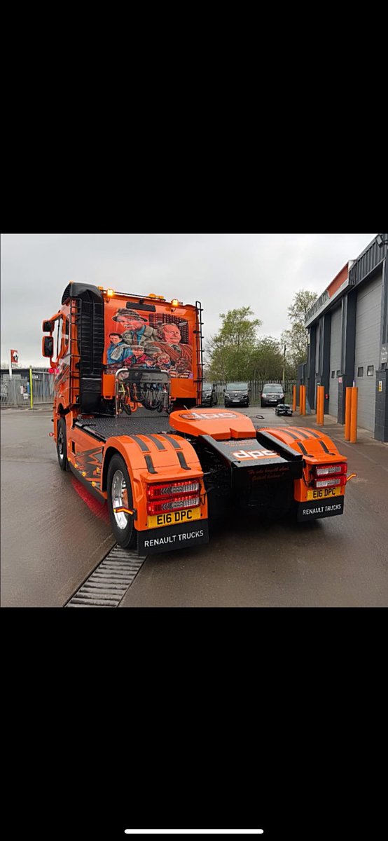 vickiThomsonx's tweet photo. @MrMJCox my boss is a huge Still Game fan, he got a Still Game design on the back of one of his trucks that he’ll take to truck shows! He’s turning the big 50 this summer, any chance of a wee video wishing him a happy 50th? 🙏 https://t.co/p9oxDw4dJP