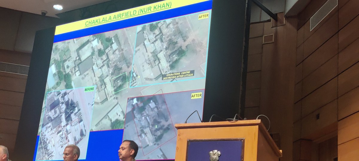 sidhant's tweet photo. Nur Khan airfield destroyed by India. Images released: https://t.co/VQ4zUASHUf