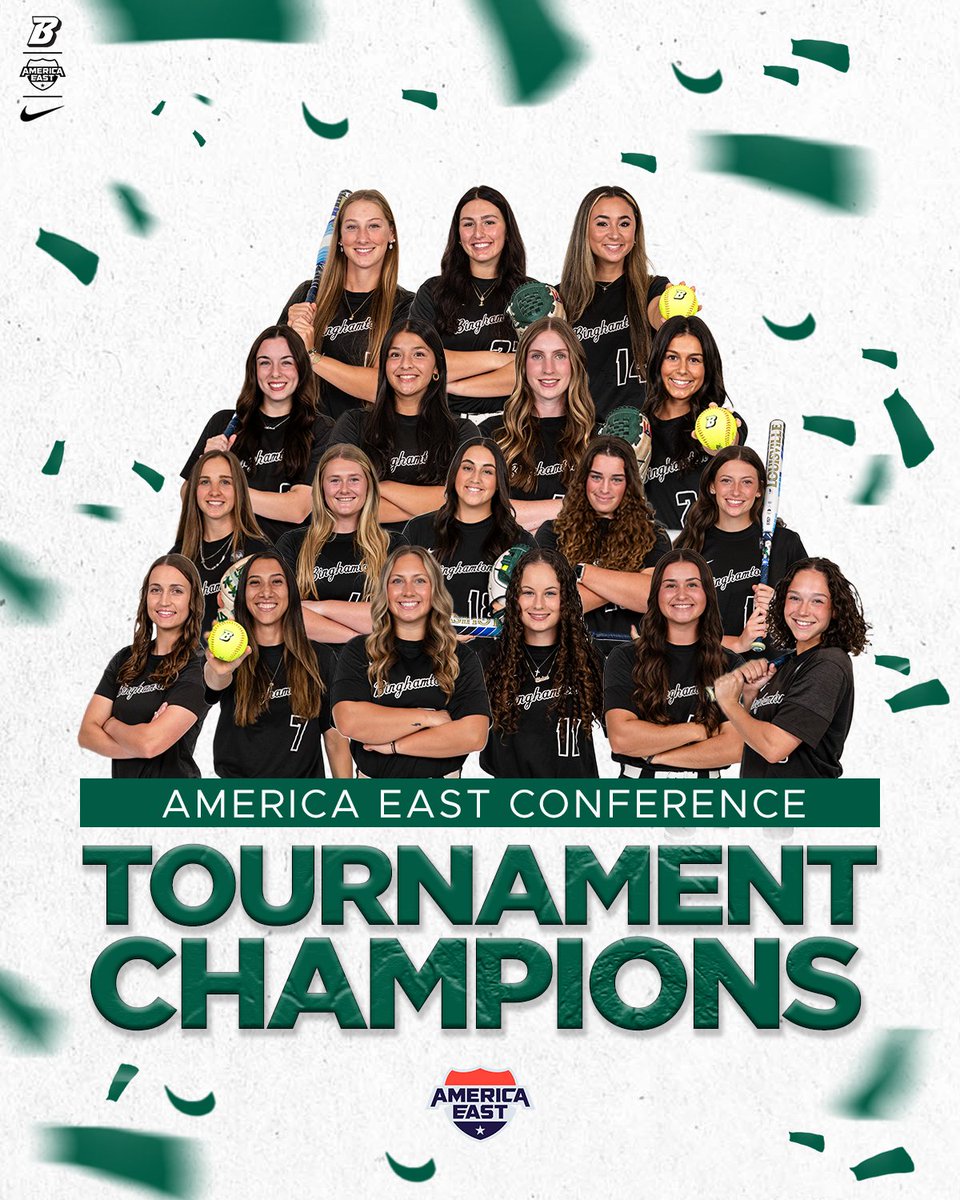 Binghamton Softball (@binghamtonsoft) on Twitter photo WE DID IT!!!!!!
#ONEBinghamton #AESB <a href="/binghamtonu/">Binghamton University</a> <a href="/NCAASoftball/">NCAA Softball</a> <a href="/SoftbalAmerica/">Softball America</a> <a href="/D1Softball/">D1Softball</a> <a href="/AmericaEast/">America East</a> WE DID IT!!!!!!
#ONEBinghamton #AESB <a href="/binghamtonu/">Binghamton University</a> <a href="/NCAASoftball/">NCAA Softball</a> <a href="/SoftbalAmerica/">Softball America</a> <a href="/D1Softball/">D1Softball</a> <a href="/AmericaEast/">America East</a>