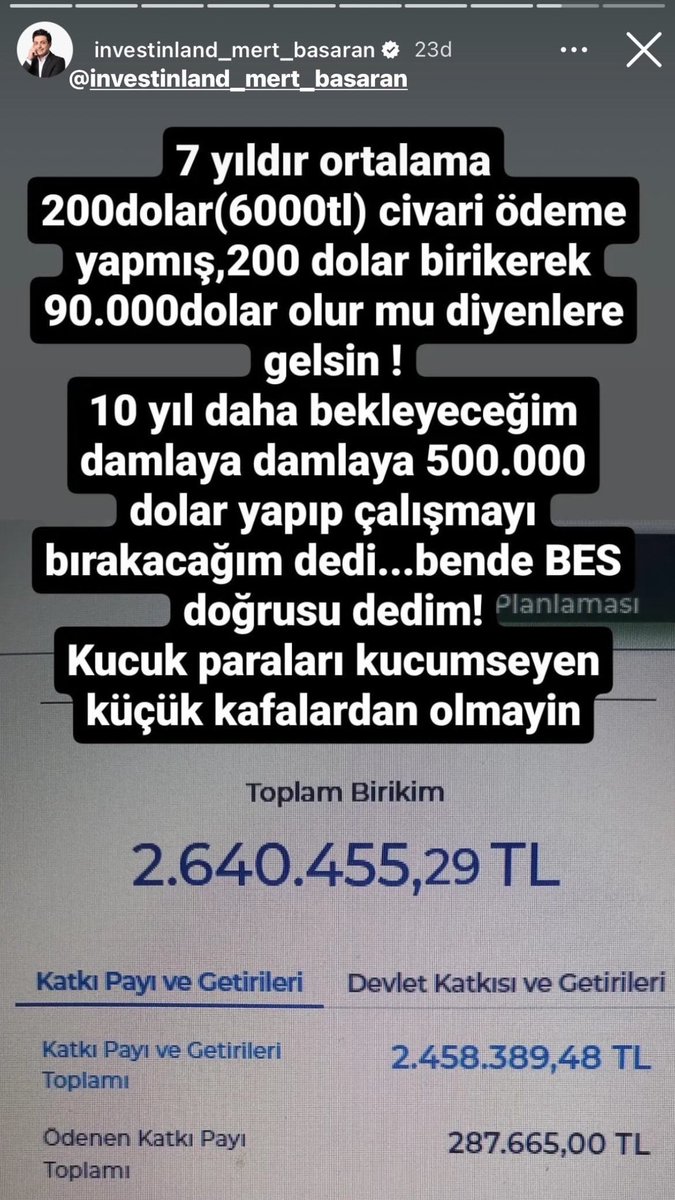 BesveHayat (@besvehayat) on Twitter photo <a href="/MertBasaran_inv/">Mert Başaran</a> BES DOĞRUSU !!!
Bireysel emeklilik sistemine giriş, fon yönetimi ve tüm sorularınız için iletişime geçebilirsiniz.
0536 519 8006 <a href="/MertBasaran_inv/">Mert Başaran</a> BES DOĞRUSU !!!
Bireysel emeklilik sistemine giriş, fon yönetimi ve tüm sorularınız için iletişime geçebilirsiniz.
0536 519 8006