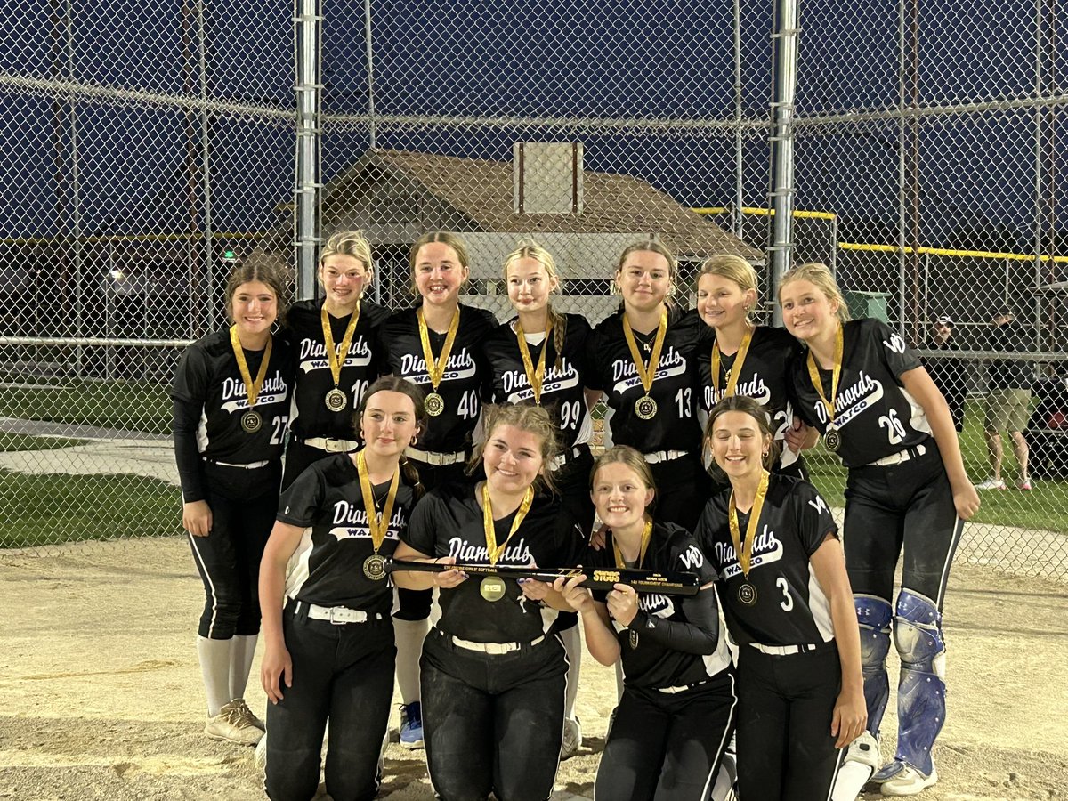 Reagan Walsh (@reaganwalsh2029) on Twitter photo Wow! What a team win! So proud to spend the day working hard, having fun and taking home the championship with these girls! <a href="/WD14UJS/">Wasco Diamonds 14u JS</a>
<a href="/WascoDiamonds/">Wasco Diamonds</a> #WascoProud #DiamondStrong 🥎💙🥇 Wow! What a team win! So proud to spend the day working hard, having fun and taking home the championship with these girls! <a href="/WD14UJS/">Wasco Diamonds 14u JS</a>
<a href="/WascoDiamonds/">Wasco Diamonds</a> #WascoProud #DiamondStrong 🥎💙🥇