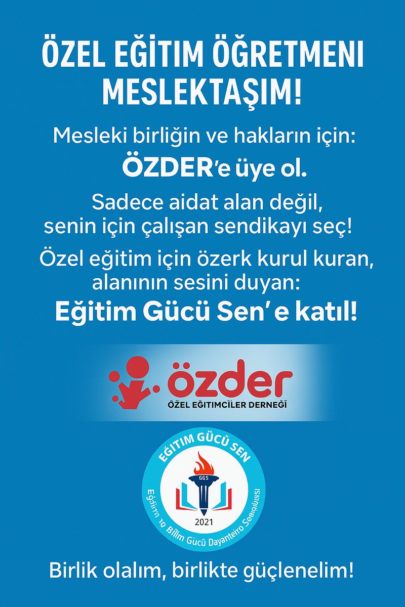 Tek çare birlikte doğru hareket edebilmek. 
#özelcocugumaözelögretmen