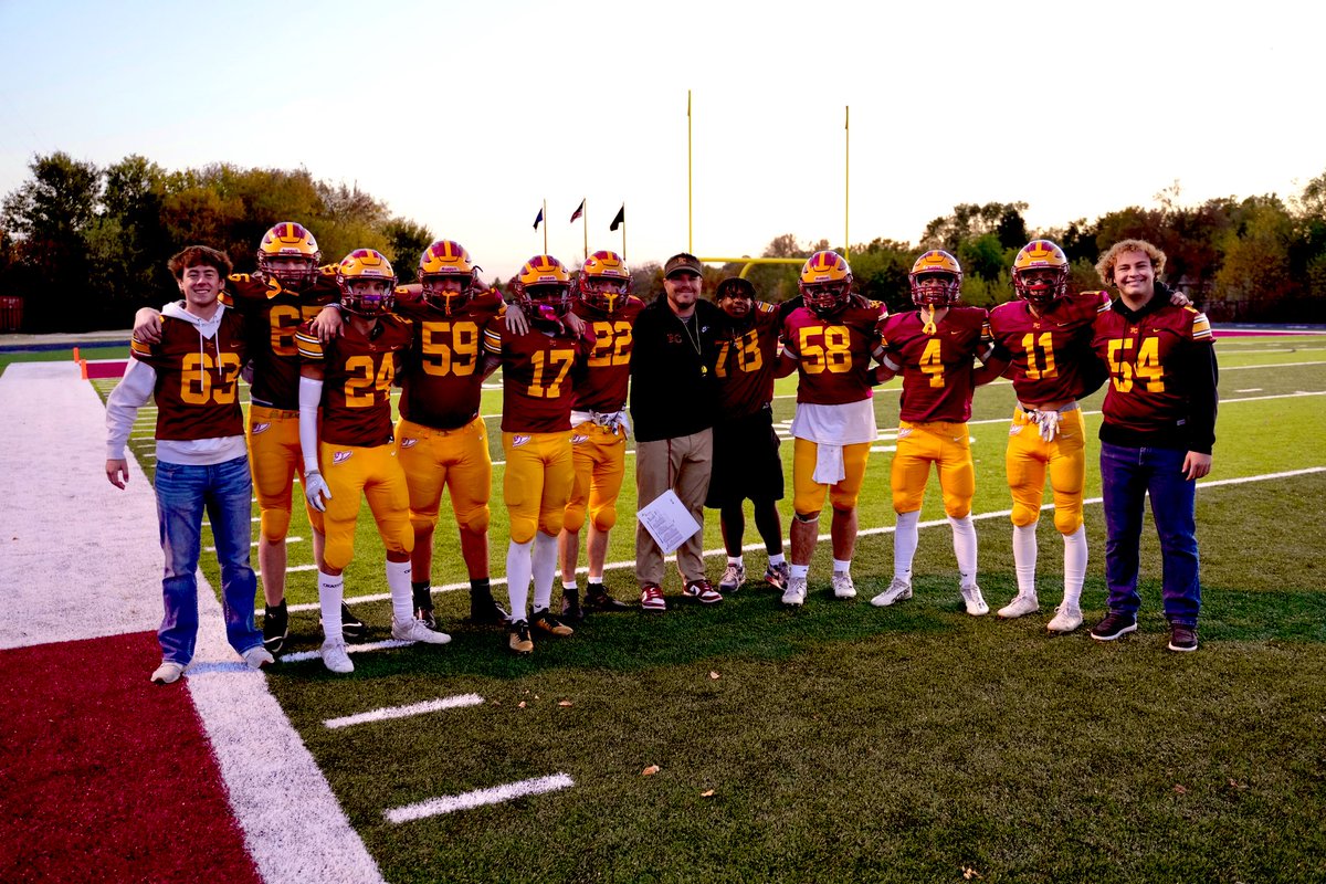 Congrats to these football players on their graduation from Roncalli Catholic High School today. Go be great!