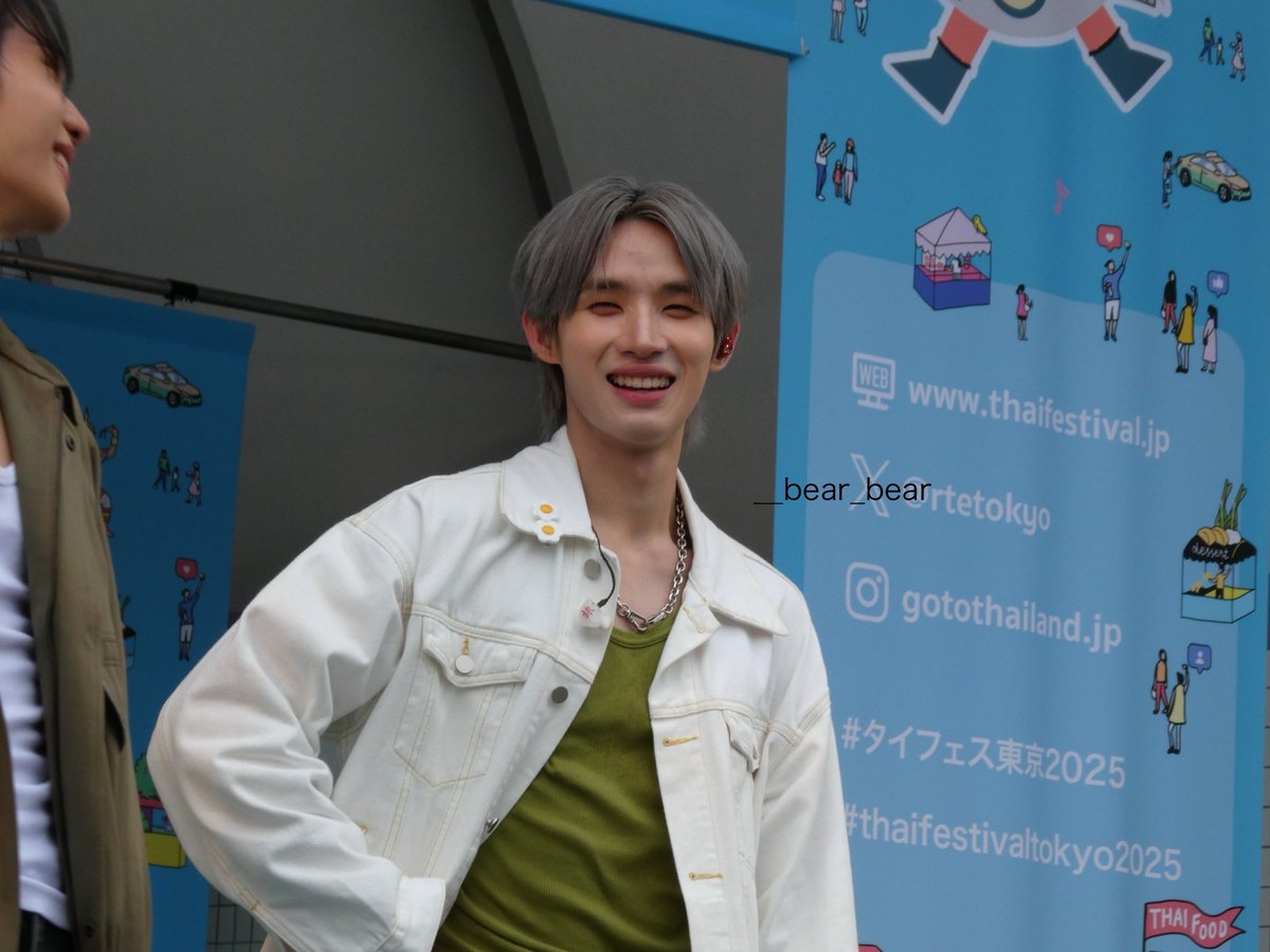 __bear_bear's tweet photo. やっぱり笑顔が1番好き♡
#タイフェス東京2025  #ThaiFestivalTokyo2025xLYKN #thaifestivaltokyo2025 
#hongshihoshi #LYKN https://t.co/hMsLltkA2v