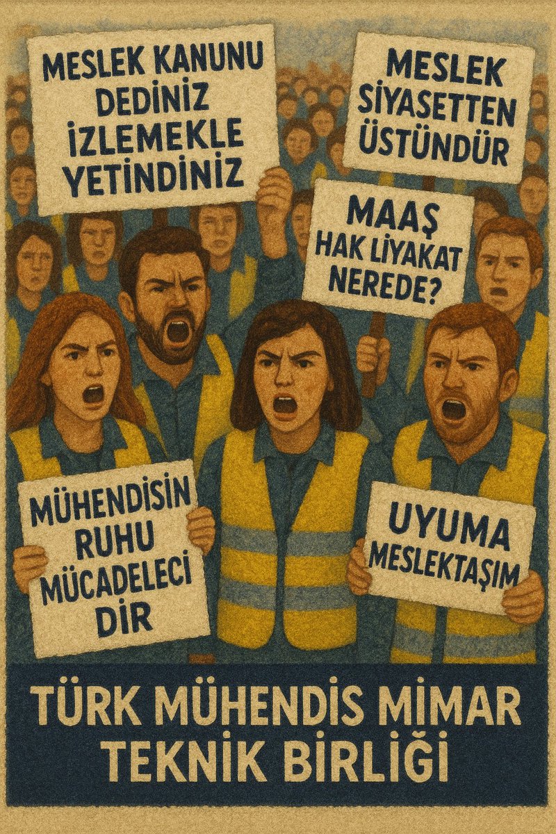 Kamuda çalışan mühendis ve mimarlar, geleceği inşa ediyor. Ama kendi geleceğimiz için endişeliyiz. <a href="/TMM_BIRLIGI/">TÜRK MÜHENDİS MİMAR TEKNİK BİRLİĞİ</a> #KamuMuhendisiYoksayılıyor <a href="/MuhendisTekSen/">Mühendis Tek-Sen</a> #kamupersoneli