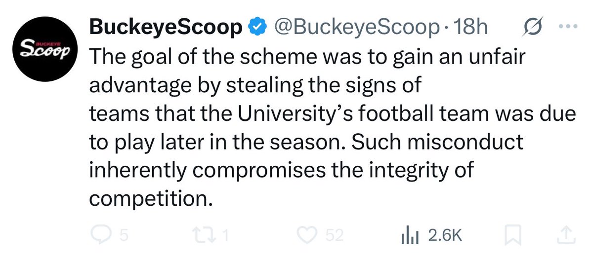 Correct. The goal of the scheme that got this pussy banned and carded with a felony 
#GoBlue