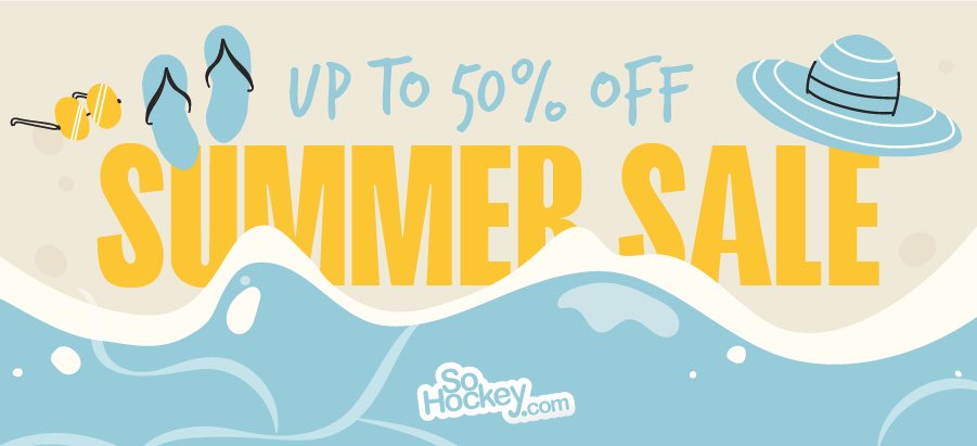 IT’S TIME ☀️🍉

The SUMMER SALE is here 👀 Get up to 50% off online NOW! 😎

sohockey.com

#sohockey #sosummer #summersale #hockey #fieldhockey #hockeysale
