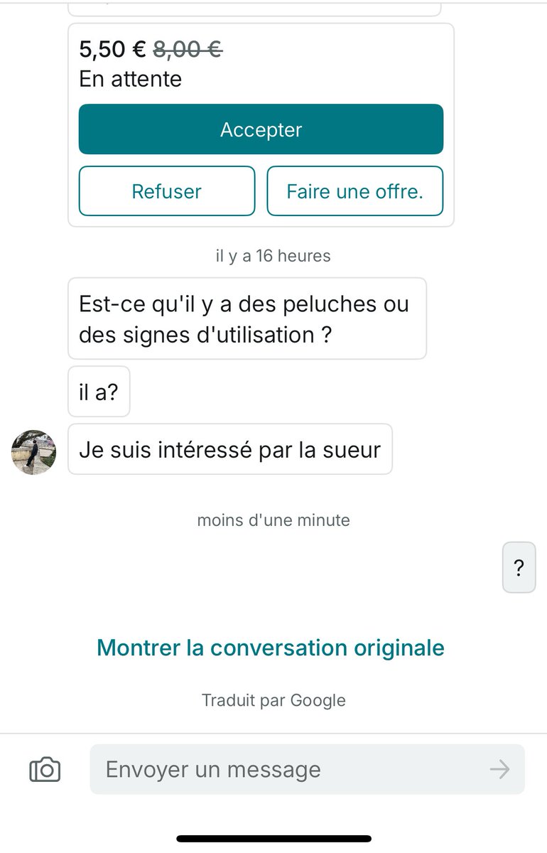 vinted ça commence à me casser les couilles