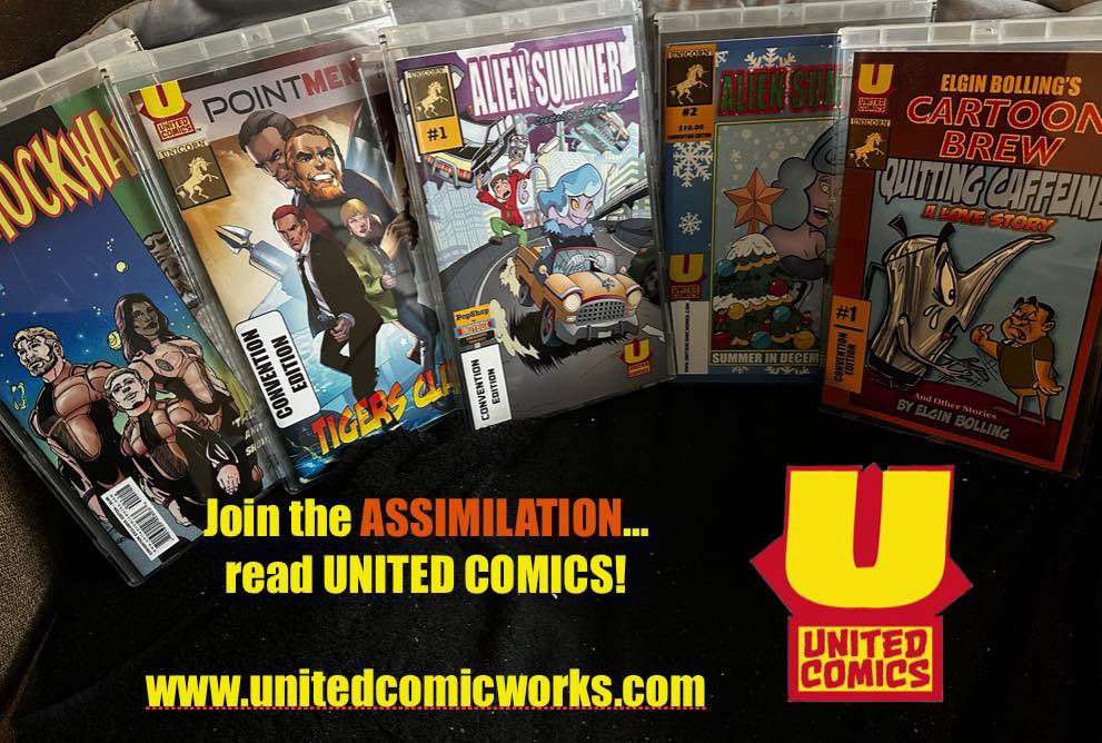 unitedcomics's tweet photo. @Prophecy_Comics UNITED COMICS available NOW at Indybox on eBay - https://t.co/zHUSW9NPZe https://t.co/186KuM5fxP