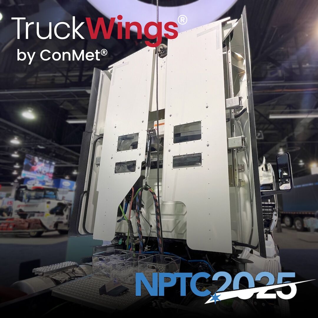 We're live at NPTC 2025! Stop by Booth 167 to explore interactive displays and speak with our team about how TruckWings by ConMet helps fleets cut fuel use, lower emissions, and boost stability.

#TruckWings #ConMet #FreightEfficiency #FleetEfficiency #NPTC2025