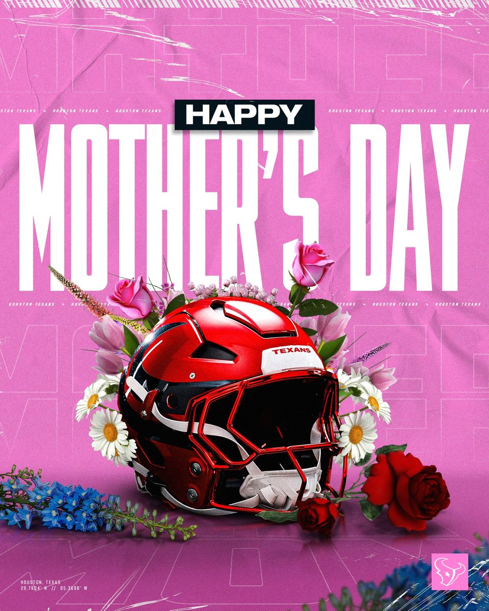 Wishing every mom a Happy Mother’s Day from the Texans 🩷