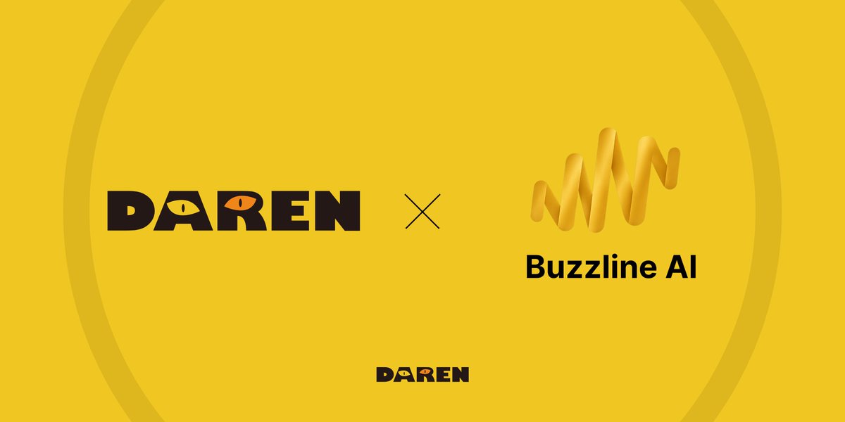 DAREN | On-chain Talent Market (@daren_market) on Twitter photo π <a href="/Buzzlineai/">Buzzline</a> has officially landed!
After a month of building, we proudly present Buzzline β the ultimate tool for Web3 talents & KOLs!
π€ Your AI-powered social buddy:
π¬ Helps you write viral tweets
π Crushes social tasks with ease
We're teaming up users, KOLs, and projects π <a href="/Buzzlineai/">Buzzline</a> has officially landed!
After a month of building, we proudly present Buzzline β the ultimate tool for Web3 talents & KOLs!
π€ Your AI-powered social buddy:
π¬ Helps you write viral tweets
π Crushes social tasks with ease
We're teaming up users, KOLs, and projects
