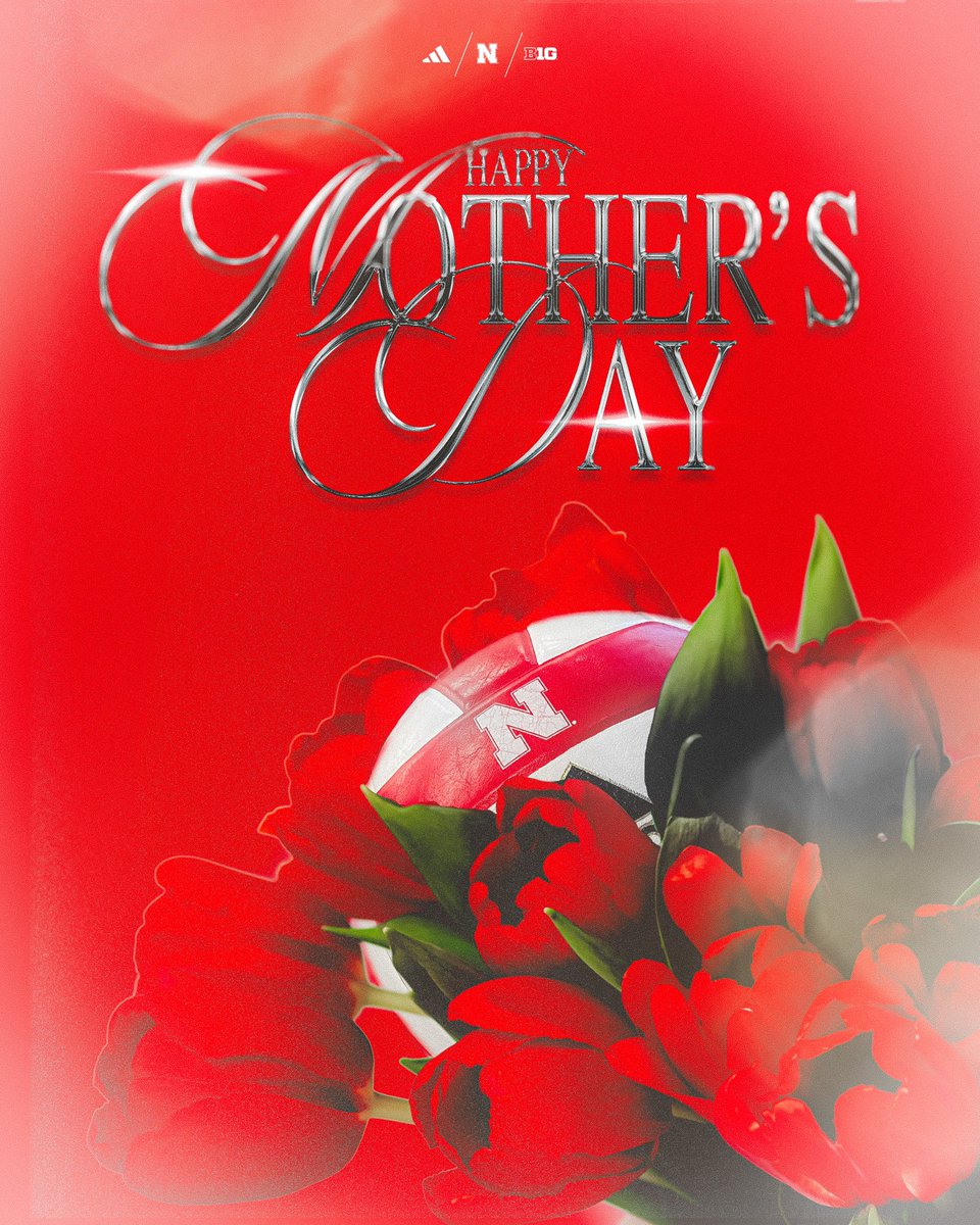 To all of the lovely Husker moms today — you deserve all the flowers, Happy Mother’s Day! 💐