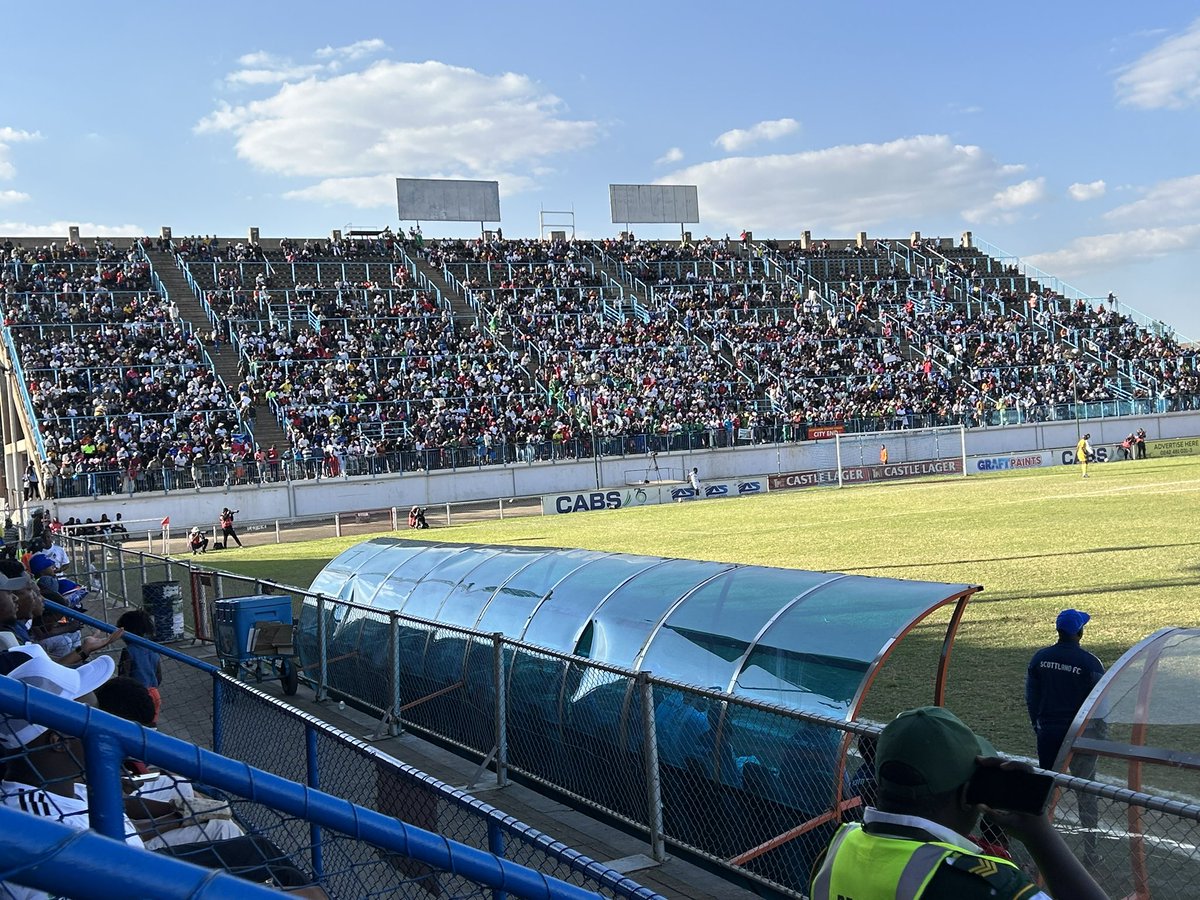 Stanley Gama (@gama_stanley) on Twitter photo The historic Rufaro Stadium, recently renovated by the City of Harare. Here Liverpool legend Emile Heskey watches the game between Scottland and Simba Bhora. Match is on right now. And the stadium is packed. <a href="/JMafume/">Mayor of Harare, Jacob Mafume</a> The historic Rufaro Stadium, recently renovated by the City of Harare. Here Liverpool legend Emile Heskey watches the game between Scottland and Simba Bhora. Match is on right now. And the stadium is packed. <a href="/JMafume/">Mayor of Harare, Jacob Mafume</a>