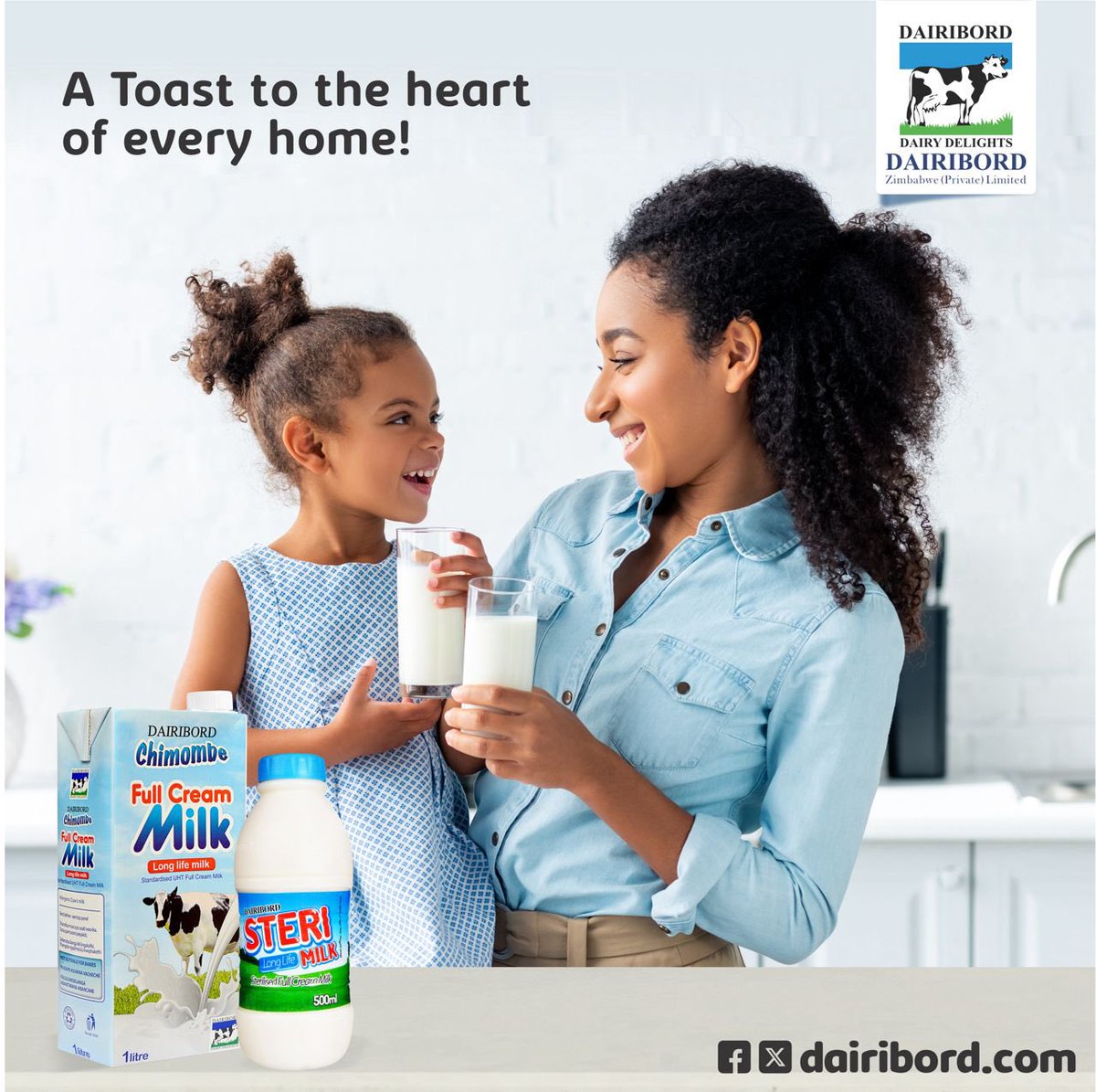 Happy Mother’s Day!  Today we celebrate the women who nourish, inspire and love endlessly. Raise a glass of Chimombe or Steri to Mum—because nothing says love like wholesome goodness.
#Chimombe #Steri #Dairibord #MothersDay