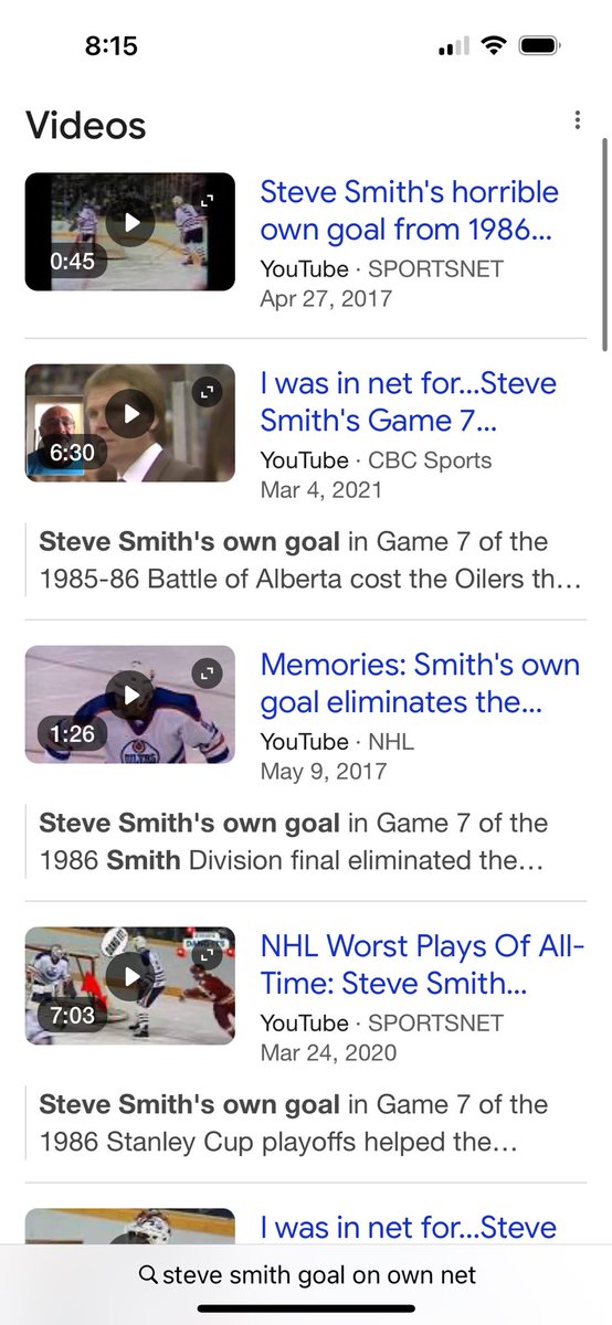 Heidi Fedoruk (@cashmobstalbert) on Twitter photo It could have been so much worse.
Some of you arenβt even old enough to remember Steve Smithβs series ender.
<a href="/EdmontonOilers/">Edmonton Oilers</a> It could have been so much worse.
Some of you arenβt even old enough to remember Steve Smithβs series ender.
<a href="/EdmontonOilers/">Edmonton Oilers</a>