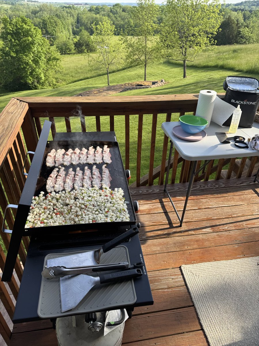 Mother Nature has come through on Mother’s Day! Will start and end this beautiful day with Mother’s Day meals. And Mother Mature, while you are at it, please bless us with this same weather for State Track!