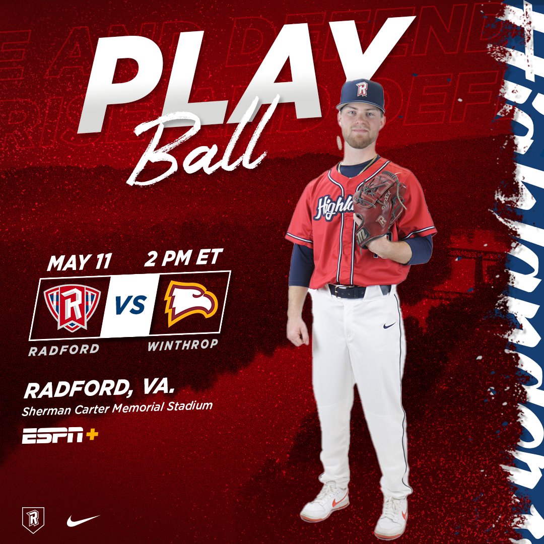 𝗖𝗘𝗟𝗘𝗕𝗥𝗔𝗧𝗜𝗡𝗚 our 𝗦𝗘𝗡𝗜𝗢𝗥𝗦 🥳

🆚 - Winthrop
🎉 - Senior Celebration at 1 PM ET
🕑 - First pitch at 2 PM ET
🏟️ - Sherman Carter Memorial Stadium
🖥️ (ESPN+) - tinyurl.com/mw6h68vf
📊 - tinyurl.com/d8tsfc44
🎟️ - FREE!