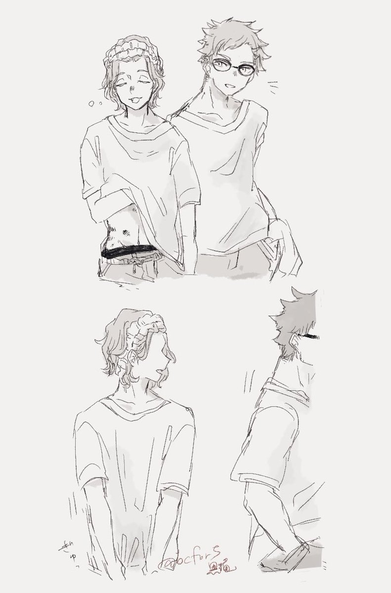 イデケイ前提の♣️＋♦️rkgk
「昨夜はお楽しみだったようで。はは、アイツ独占欲強そうだもんな。」
「」