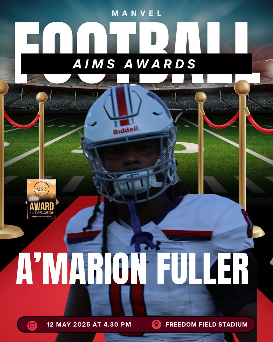 HokaHeyFB (@hokaheyfootball) on Twitter photo AWARD NOMINEE FOR - MANVEL FOOTBALL - AISD AIMS (Alvin, Iowa Colony, Manvel, Shadow Creek) AWARD!!! PROUD TO REPRESENT! Let's GOOO <a href="/A_Fuller_33/">Amarion Fuller</a>
<a href="/CoachKirkMartin/">Kirk Martin</a> <a href="/HokaHeyBooster/">Manvel Ath Booster Club πππβΎοΈπ₯β½οΈβ³πββοΈποΈπβπ</a> <a href="/HokaHeyAP/">HokaHeyAthleticPerformamce</a> <a href="/ManvelHS/">Manvel High School</a> <a href="/AlvinISD/">Alvin ISD</a> <a href="/AlvinISDAth/">Alvin ISD Athletics</a> #BeDifferent #RecruitManvel #Family AWARD NOMINEE FOR - MANVEL FOOTBALL - AISD AIMS (Alvin, Iowa Colony, Manvel, Shadow Creek) AWARD!!! PROUD TO REPRESENT! Let's GOOO <a href="/A_Fuller_33/">Amarion Fuller</a>
<a href="/CoachKirkMartin/">Kirk Martin</a> <a href="/HokaHeyBooster/">Manvel Ath Booster Club πππβΎοΈπ₯β½οΈβ³πββοΈποΈπβπ</a> <a href="/HokaHeyAP/">HokaHeyAthleticPerformamce</a> <a href="/ManvelHS/">Manvel High School</a> <a href="/AlvinISD/">Alvin ISD</a> <a href="/AlvinISDAth/">Alvin ISD Athletics</a> #BeDifferent #RecruitManvel #Family