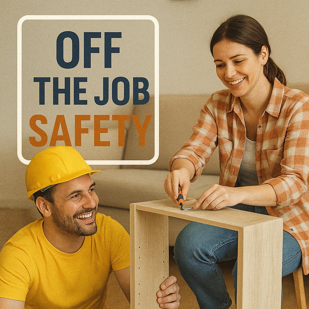 Safety isn't just a 9-to-5 concern. Whether it's DIY projects or weekend adventures, ensure you're taking precautions off the clock too. What's your weekend safety routine?
#OffTheJobSafety #DIYSAFETY #SafetyTalk