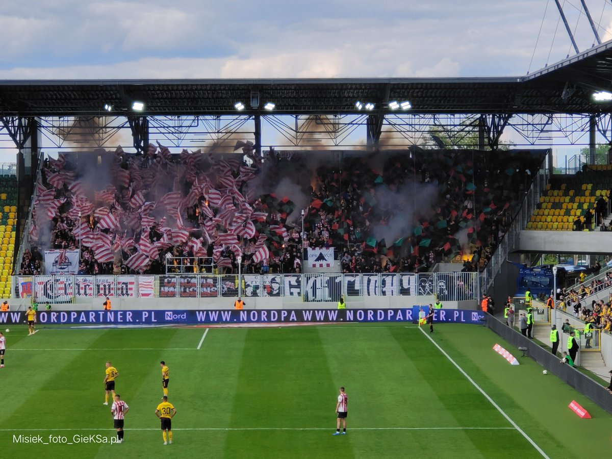 MiskaPatryk's tweet image. #GieKSatwitter Oprawa Cracovii w Katowicach