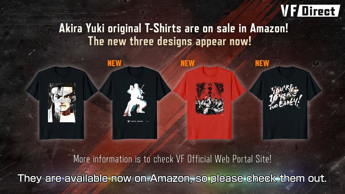 Virtua Fighter t-shirts available  on Amazon amzn.to/3YHtIy5 #ad