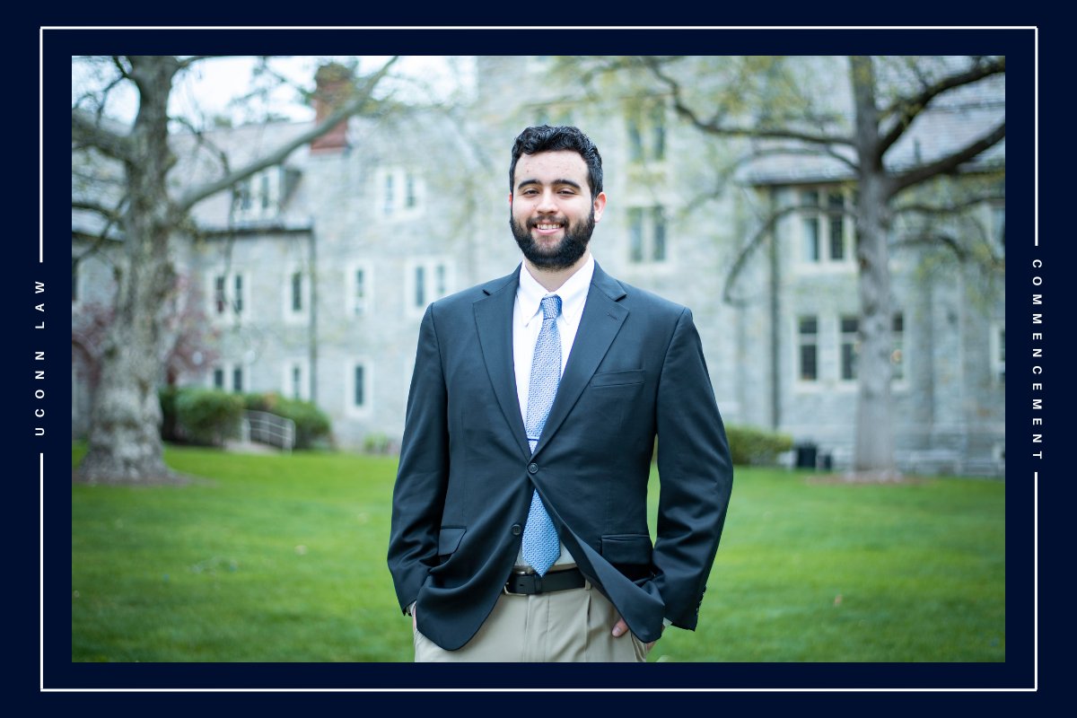 Meet Sebastian Torres, a member of the Class of 2025 Evening Division. He’s originally from Florida, where he studied political science at Florida State University.

Read more about Sebastian: commencement.law.uconn.edu/class-of-2025/…