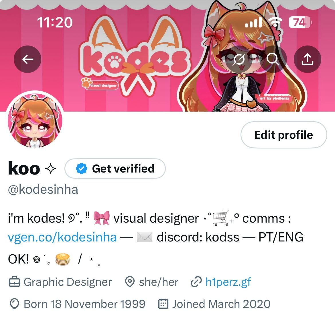 omg olha só quem tá de cara nova graças à <a href="/yhellensz/">hellen</a> ! <3