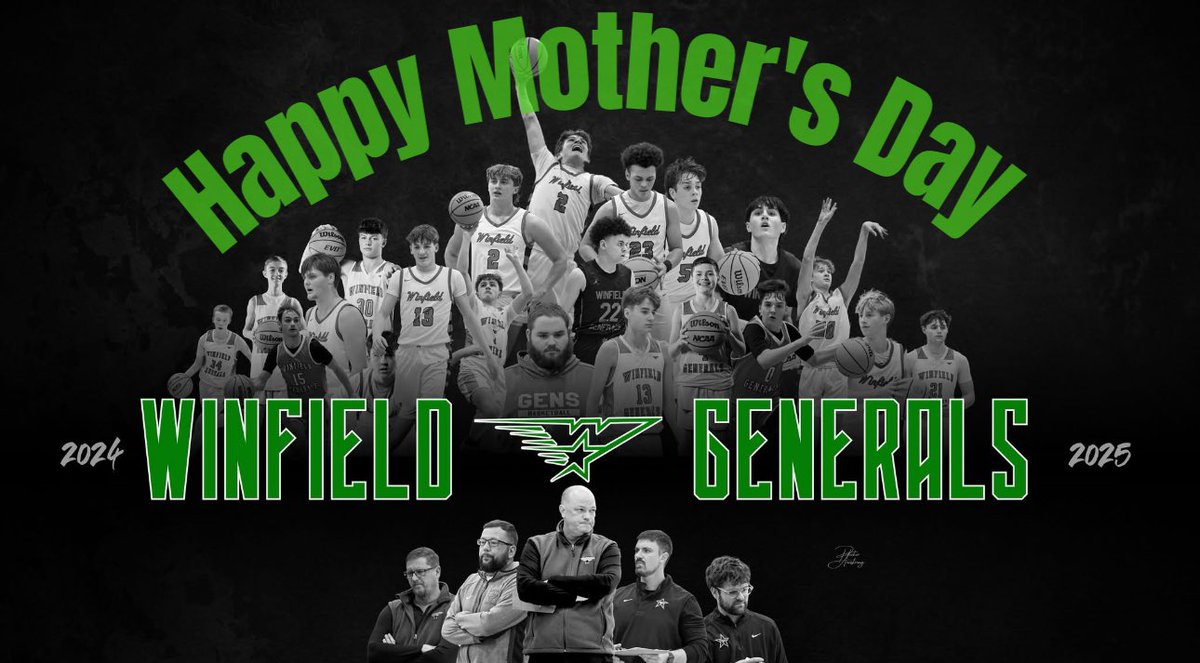 Winfield Generals Basketball (@winfieldmbb) on Twitter photo Thank you to all of our Winfield Mother’s. 💚🤍 💐 Thank you to all of our Winfield Mother’s. 💚🤍 💐