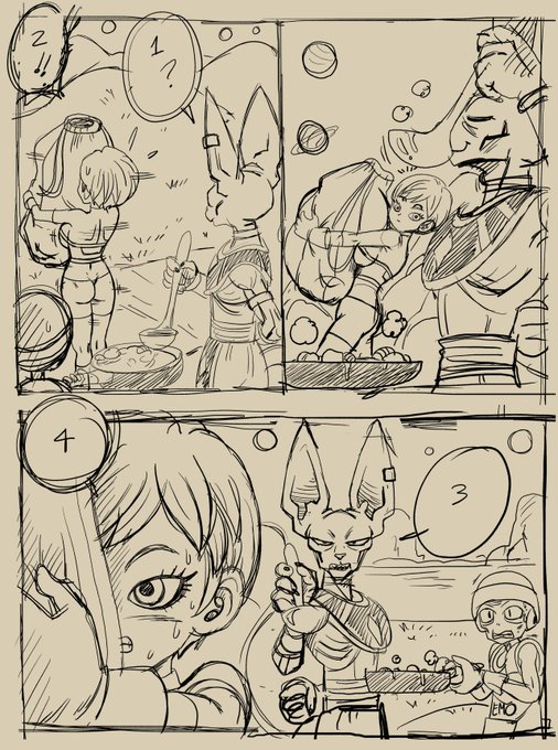 つづく...  #cheelai #beerus #DragonBall #DragonBallSuper #ドラゴンボール  #ドラゴンボール超  #チライ #ビルス 