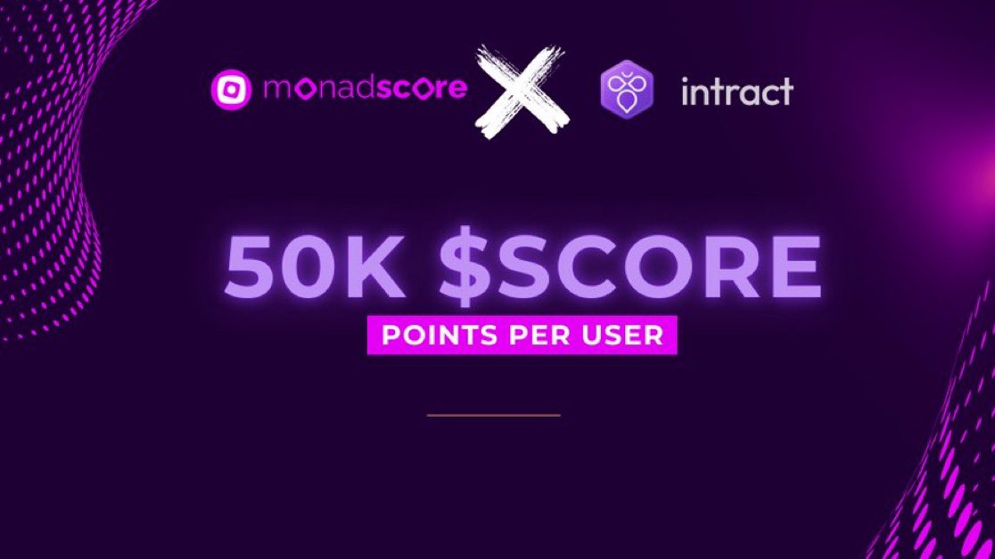 Monad Daily (@monad_daily) on Twitter photo 🟪 New Week, New Quest: Monadscore Campaign is LIVE on Intract
✅ Complete simple tasks on <a href="/IntractQuests/">Intract Quests</a> and Instantly earn 50,000 $SCORE points from <a href="/monadscores_xyz/">Monadscore</a>.
⏳ Ends 23rd May
🔗 Join here: quest.intract.io/quest/6819f8a7…
Nads, you already know the drill.
Click. Earn. 🟪 New Week, New Quest: Monadscore Campaign is LIVE on Intract
✅ Complete simple tasks on <a href="/IntractQuests/">Intract Quests</a> and Instantly earn 50,000 $SCORE points from <a href="/monadscores_xyz/">Monadscore</a>.
⏳ Ends 23rd May
🔗 Join here: quest.intract.io/quest/6819f8a7…
Nads, you already know the drill.
Click. Earn.