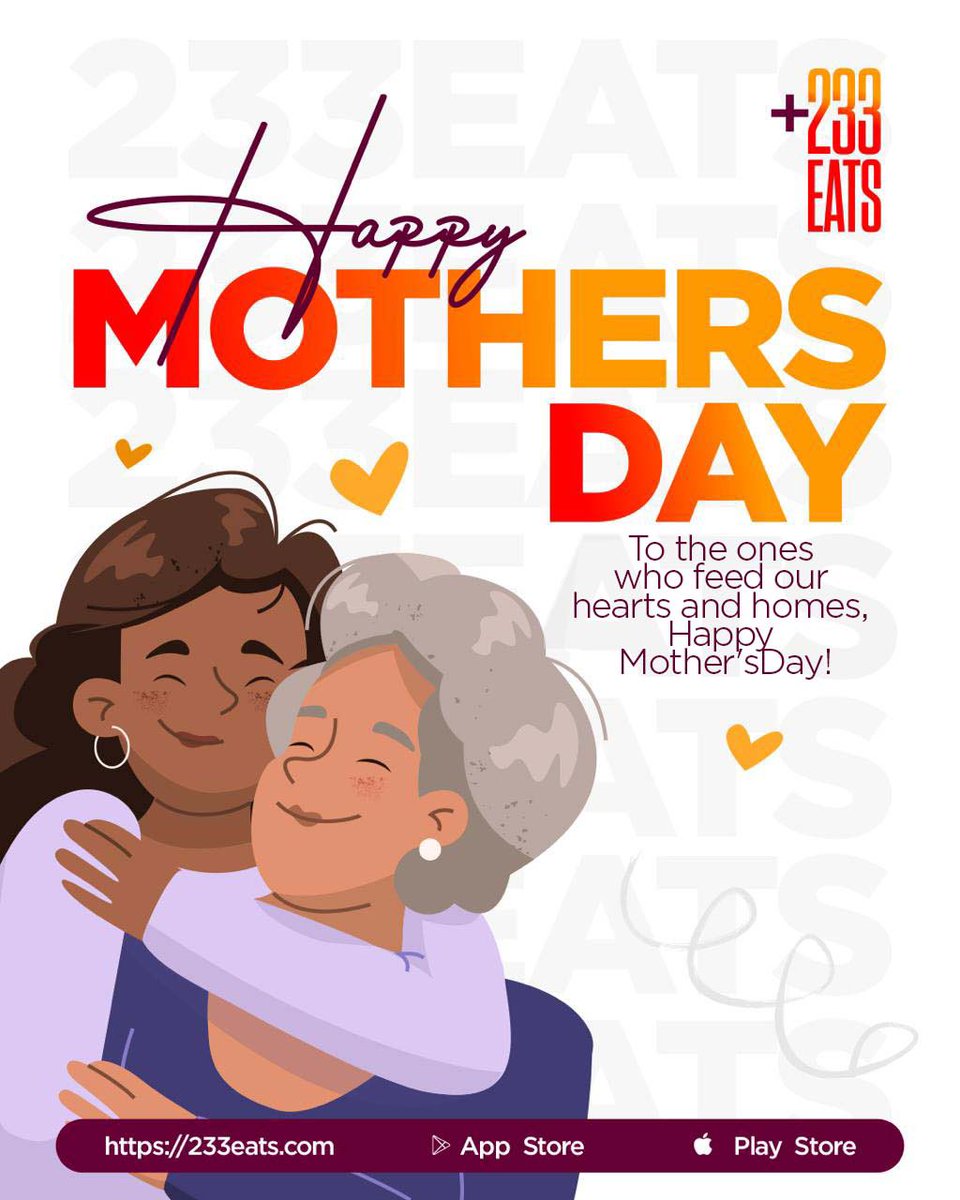 233_Eats's tweet photo. To the ones who feed our hearts and homes, Happy Mother's Day!
From kitchen to comfort, thank you for every flavour of love.
#233Eats
#MothersDay
#TasteOfLove
#DontStarveJustOrder https://t.co/yohTdD6a0w