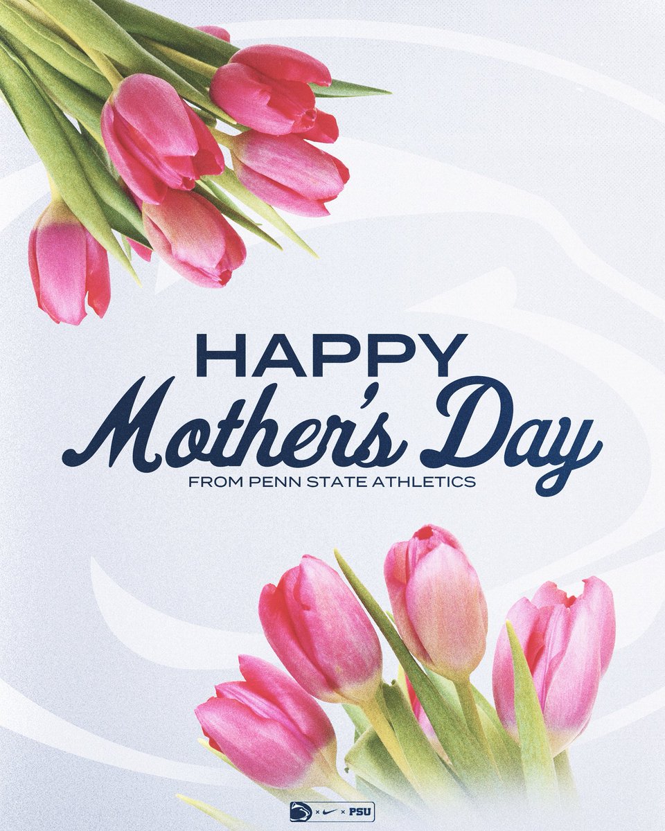 Happy Mother’s Day from all of Penn State Athletics 🤍💐

#WeAre