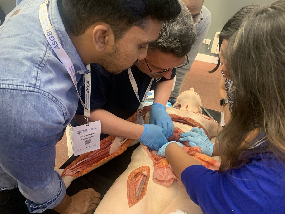 Jared Wohlgemut (@jwohlgemut) on Twitter photo Now on to the <a href="/NottFoundation/">David Nott Foundation</a> Abdominal Trauma afternoon at <a href="/asgbi/">ASGBI</a> pre-conference course #ASGBI2025
<a href="/Ammar_Darwish1/">Ammar Darwish</a> taking delegates through splenic, liver, renal, bowel and vascular injuries.
Heston again providing excellent tactile simulation. Now on to the <a href="/NottFoundation/">David Nott Foundation</a> Abdominal Trauma afternoon at <a href="/asgbi/">ASGBI</a> pre-conference course #ASGBI2025
<a href="/Ammar_Darwish1/">Ammar Darwish</a> taking delegates through splenic, liver, renal, bowel and vascular injuries.
Heston again providing excellent tactile simulation.