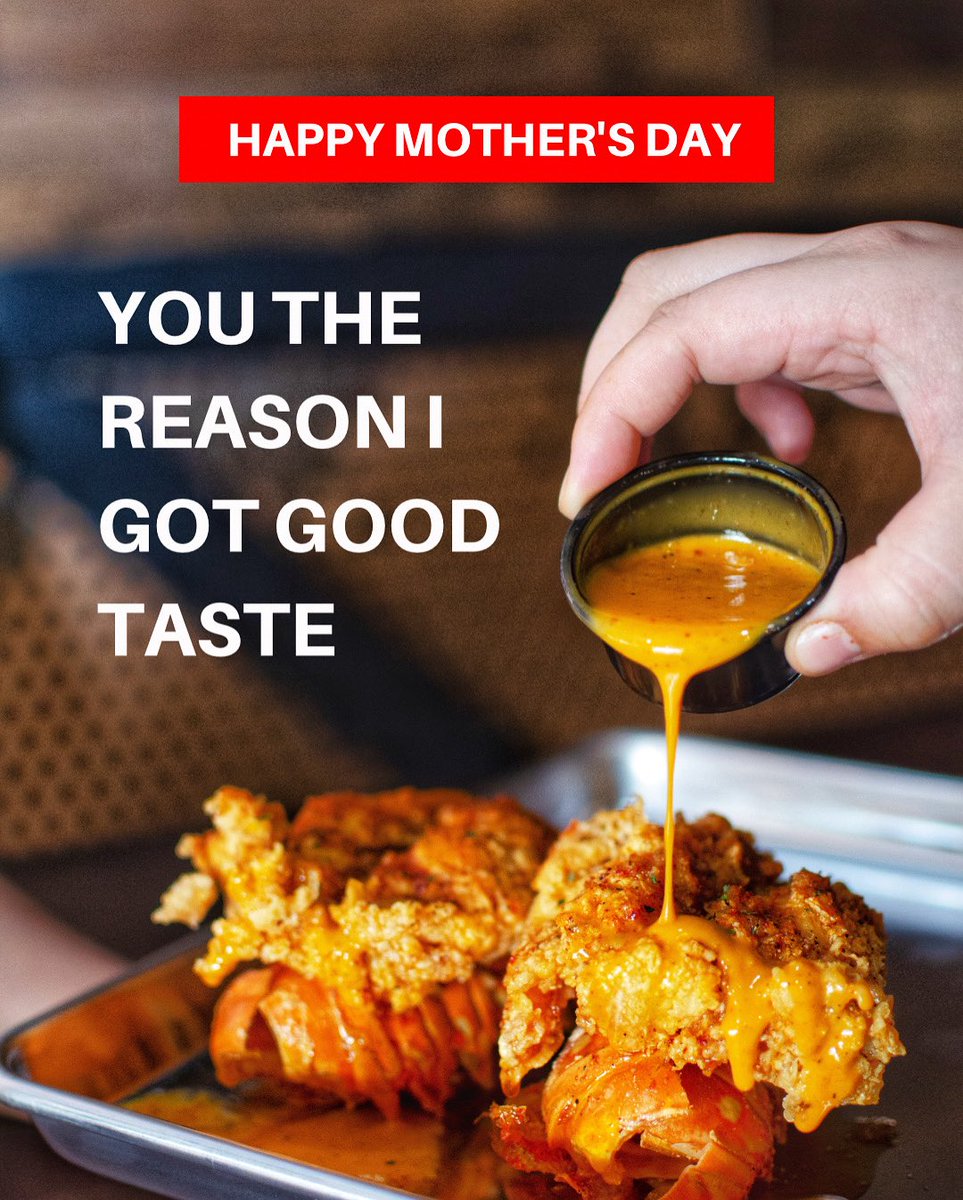 She gave you life and your good taste. ❤️‍🔥 Tag a mom who deserves lobster AND crack sauce.👇
.
.
#lotusseafood #houstonfoodie #MothersDay #visithouston #seafoodinhouston