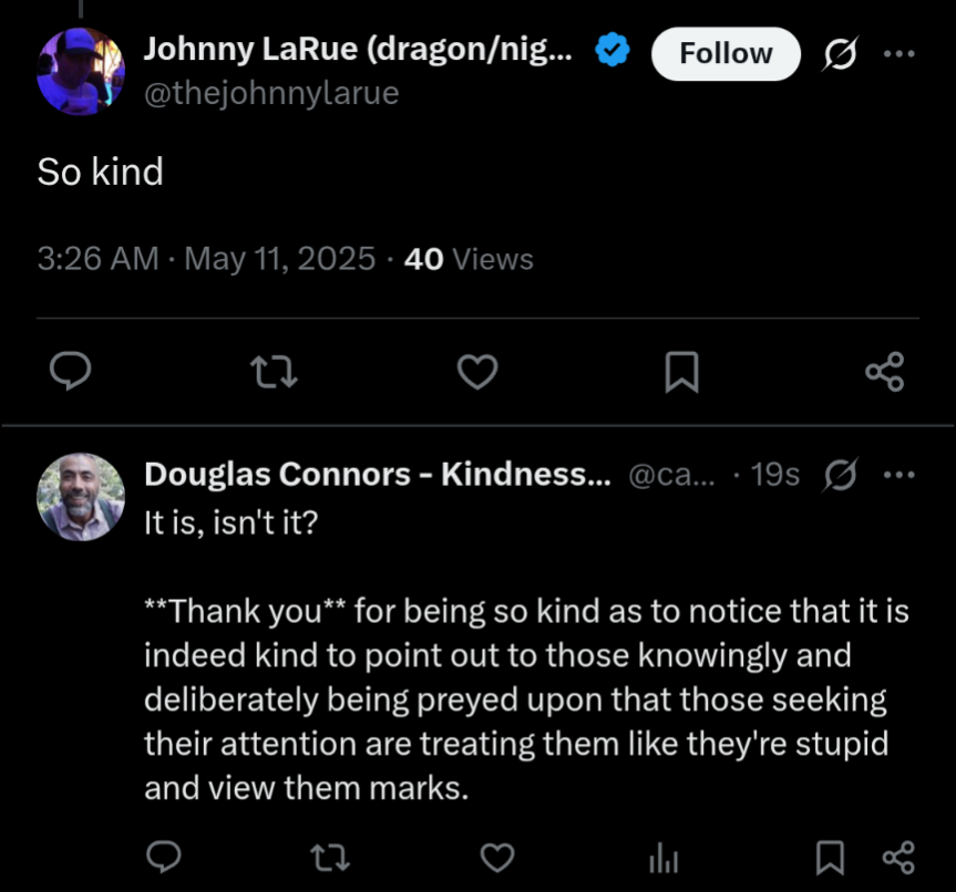 calmecam's tweet photo. PEST CONTROL 

When the trolls get passive aggressive, out-passive aggressive them...

😂 

TFW they saunter into a room #ChinUpAssOut https://t.co/0WQHR68lzh