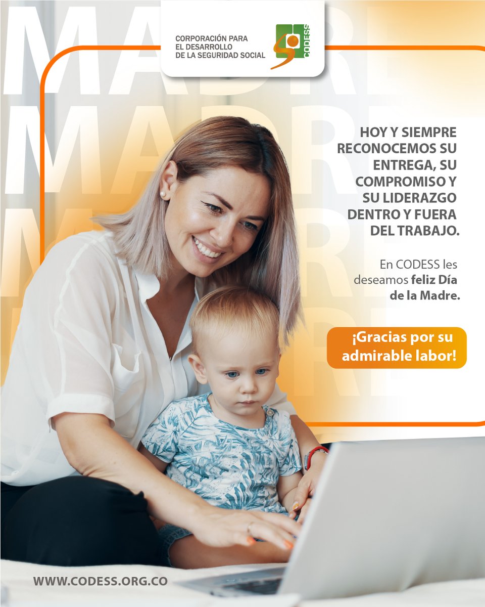 codessco's tweet image. 😁✨ Porque es una de las labores más admirables en el mundo, porque se trata de un trabajo de tiempo completo y porque nos enseña a todos el valor del compromiso y del amor. ❤️ ¡Feliz día de la madre!

#Codess #DiaDeLaMadre #FelizDiaMamá
