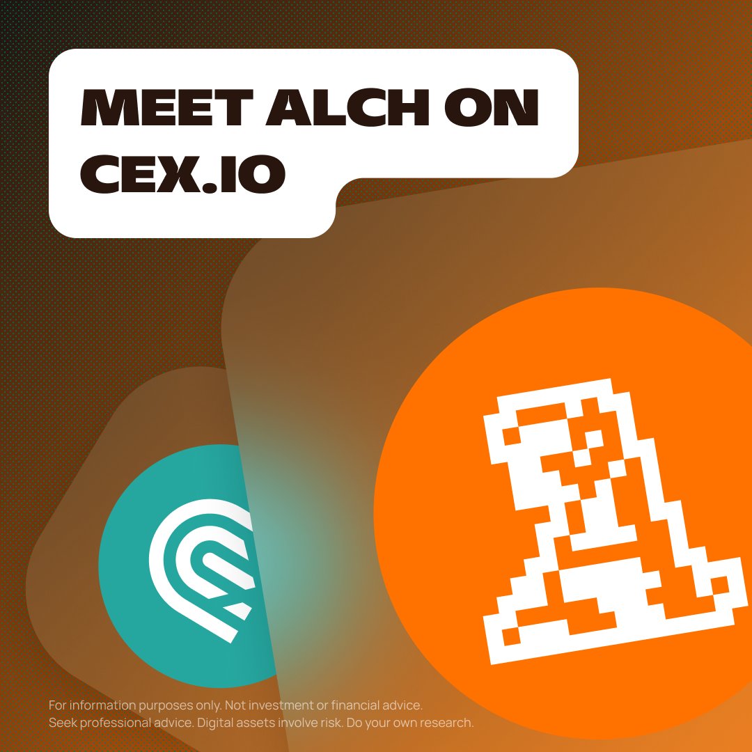 cex_io's tweet photo. 🧪 ALCH just launched! @alchemistAIapp
💡 Alchemist AI is the latest crypto to hit CEX•IO. It's packed with potential and powered by smart algorithms.
⚗️ Start exploring ALCH 👉 https://t.co/GC5TzTAsTB
#Crypto #CEXIO #AlchemistAI #AI #Listing #NewListing https://t.co/7P9yiERTXI