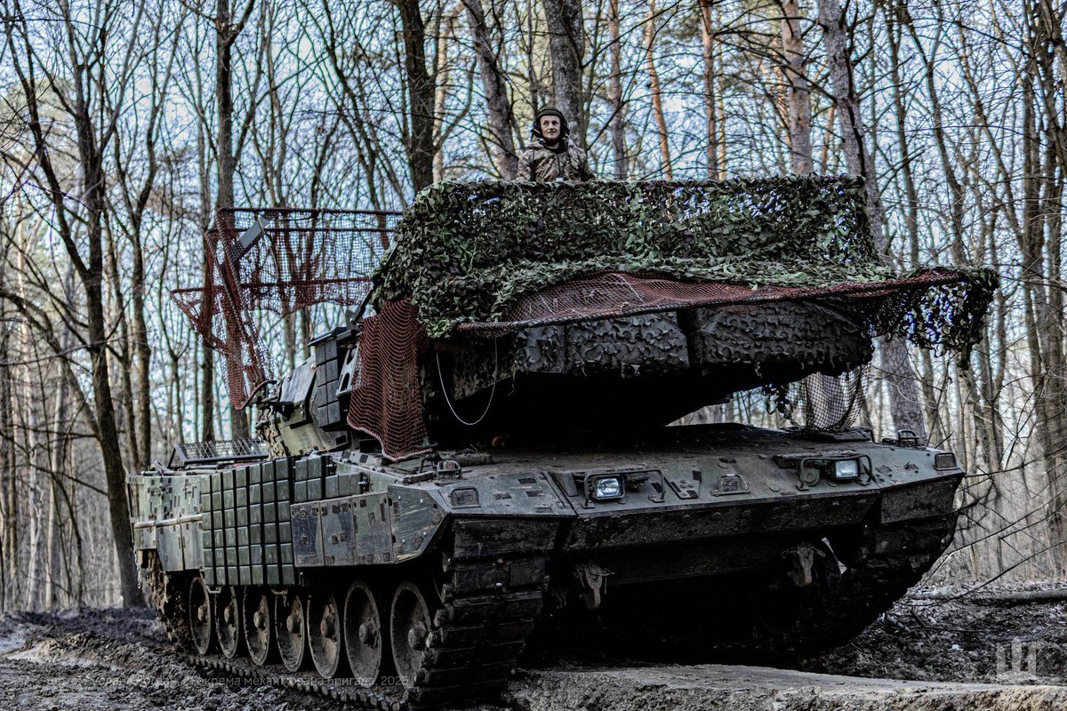 Drecas_2000's tweet image. Ukrainian Strv122, from the 21st Mechanized Brigade 

March 2025