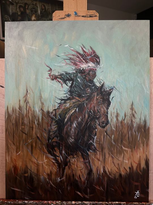 Art of the Day: "Freedom". View at: ArtPal.com/petergraysart?…