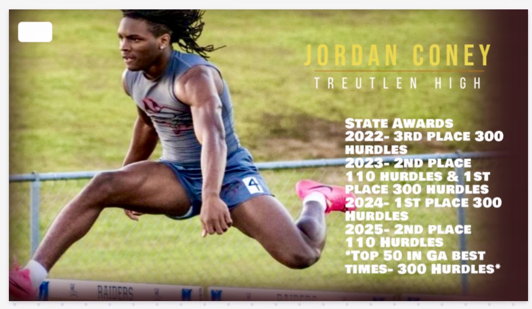 My high school sports era has come to an end. Through all the hard work &amp; aches &amp; pain, I made it. I’ve accomplished so many goals throughout my track career. Thanks to my coaches for always motivating me. Thanks to my friends &amp; family members that supported me through my
