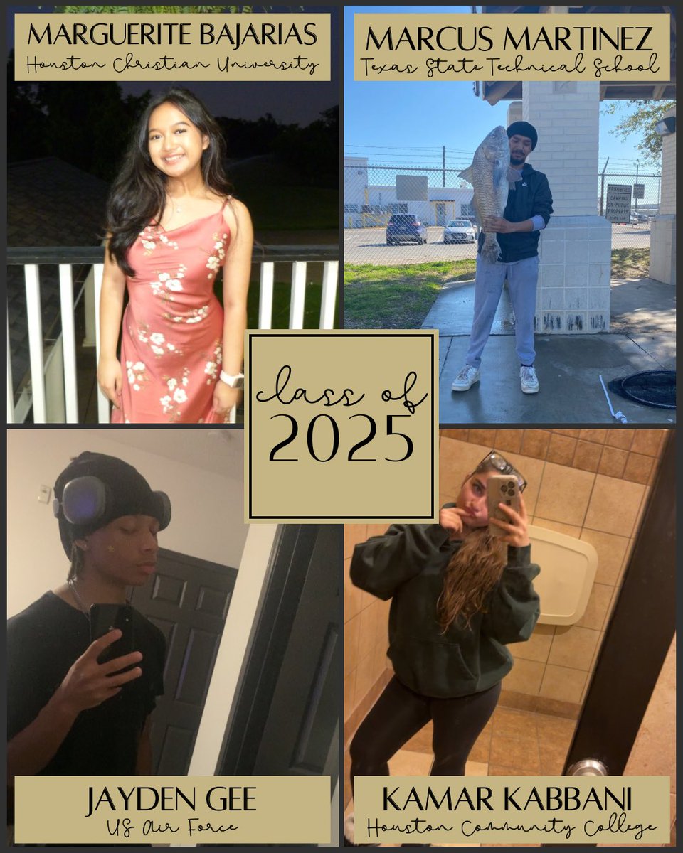 Congratulations to our amazing seniors in the Class of 2025! We are so proud of you and could not be more excited to celebrate you 💛 #SeniorSunday
