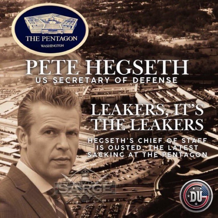 #ProudBlue #DemsUnited #wtpBLUE 

Trump wants Pete Hegseth to be Secretary of Defense for his inexperience and without the necessary qualifications even though he puts the active military in danger along with our national security 

Signalgate is part of the culture Hegseth