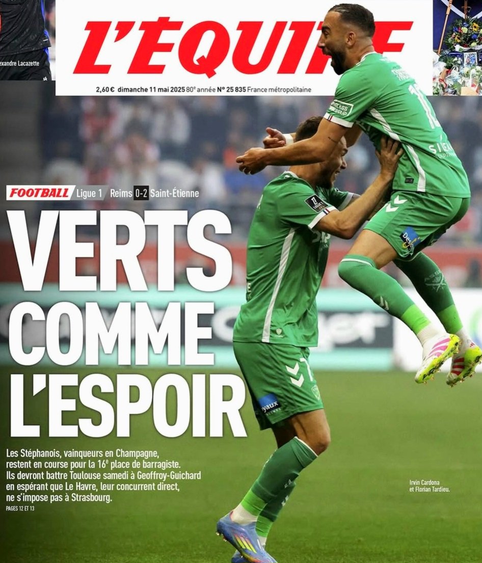 Pas mieux pour tester la résistance au stress...

Allez les Verts !

<a href="/ASSEofficiel/">AS Saint-Étienne</a>
