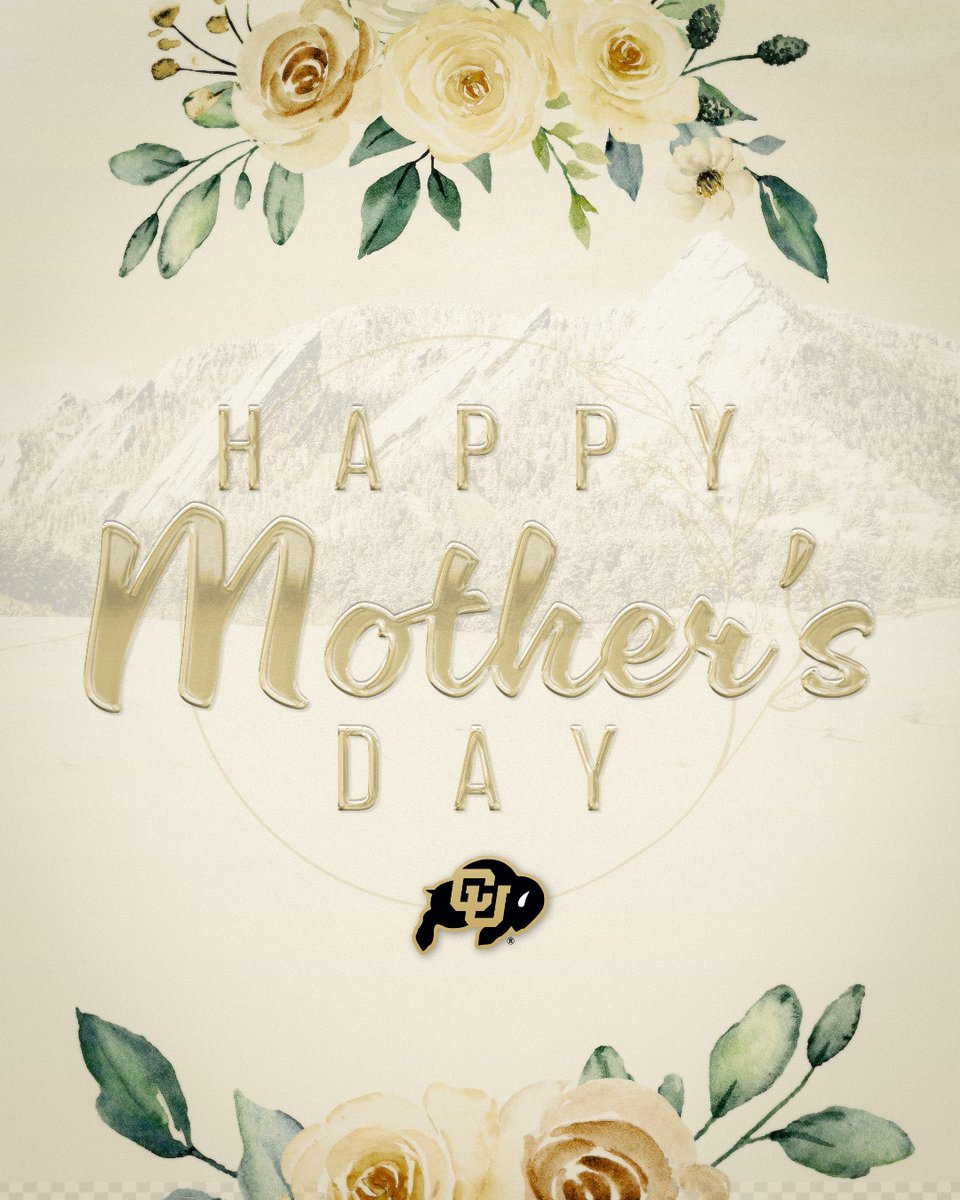 Happy Mother's Day, Buff Nation 💐

#GoBuffs
