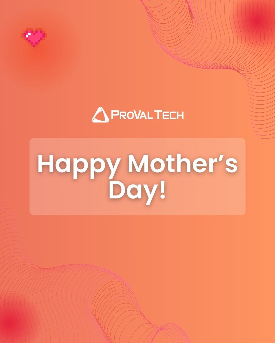 provaltech's tweet image. Happy Mothers Day from ProVal!! 💐
#MSP #Mothersday #ProValTech