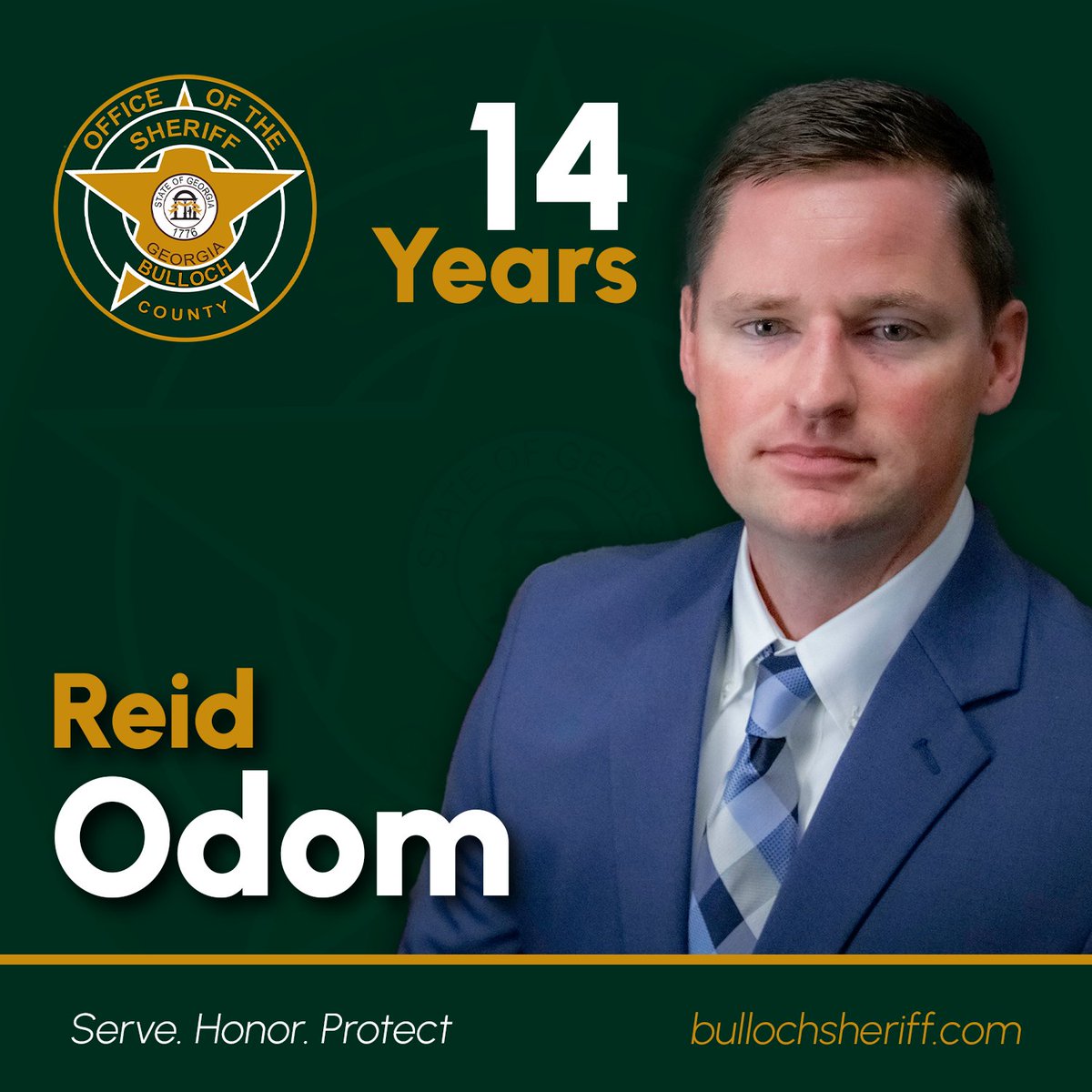 BullochSheriffs's tweet image. 🚔𝗖𝗲𝗹𝗲𝗯𝗿𝗮𝘁𝗶𝗻𝗴 𝟭𝟰 𝗬𝗲𝗮𝗿𝘀 𝗼𝗳 𝗦𝗲𝗿𝘃𝗶𝗰𝗲 -  𝗥𝗲𝗶𝗱 𝗢𝗱𝗼𝗺! 🚔
Thank you, Investigator Odom, for 14 years of dedication to the citizens of Bulloch County. Your commitment, integrity, and service have played a vital role in keeping our community safe. We ...